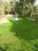 DIY　とうとうお庭が人工芝になりました！やや未完成